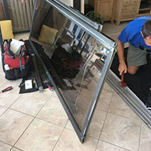 sliding glass door frame repair Richmond